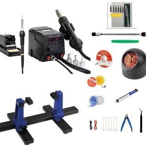 Soldering iron and Hot Air rework station w/ accessories *New*